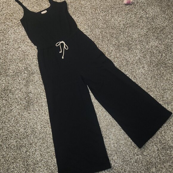 Universal Thread™ Women’s Leisure Studio French Terry Jumpsuit – Black - Picture 2 of 13